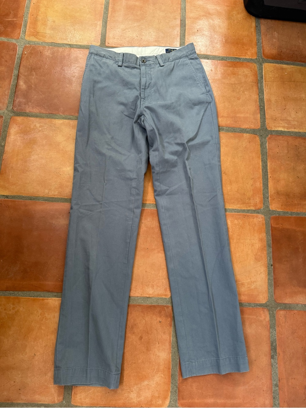 Ralph Lauren Light Blue Straight-Leg Chinos